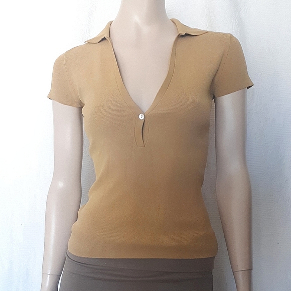 Fitted Knit T-shirt